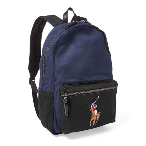 blue mens designer backpacks